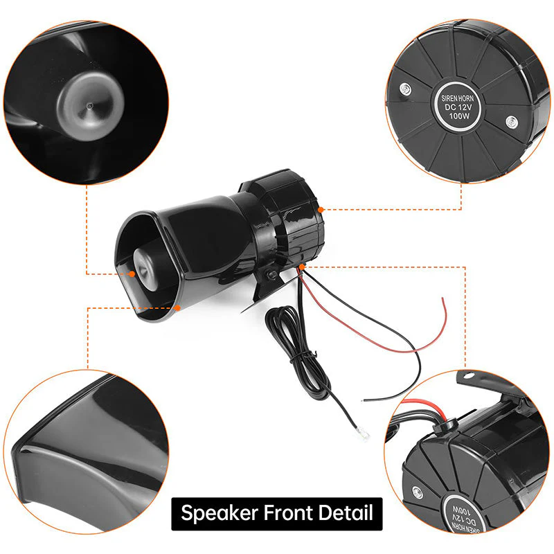 100W Alarm Horn – Transform Your Vehicle into a Fortress of Safety - Image 5