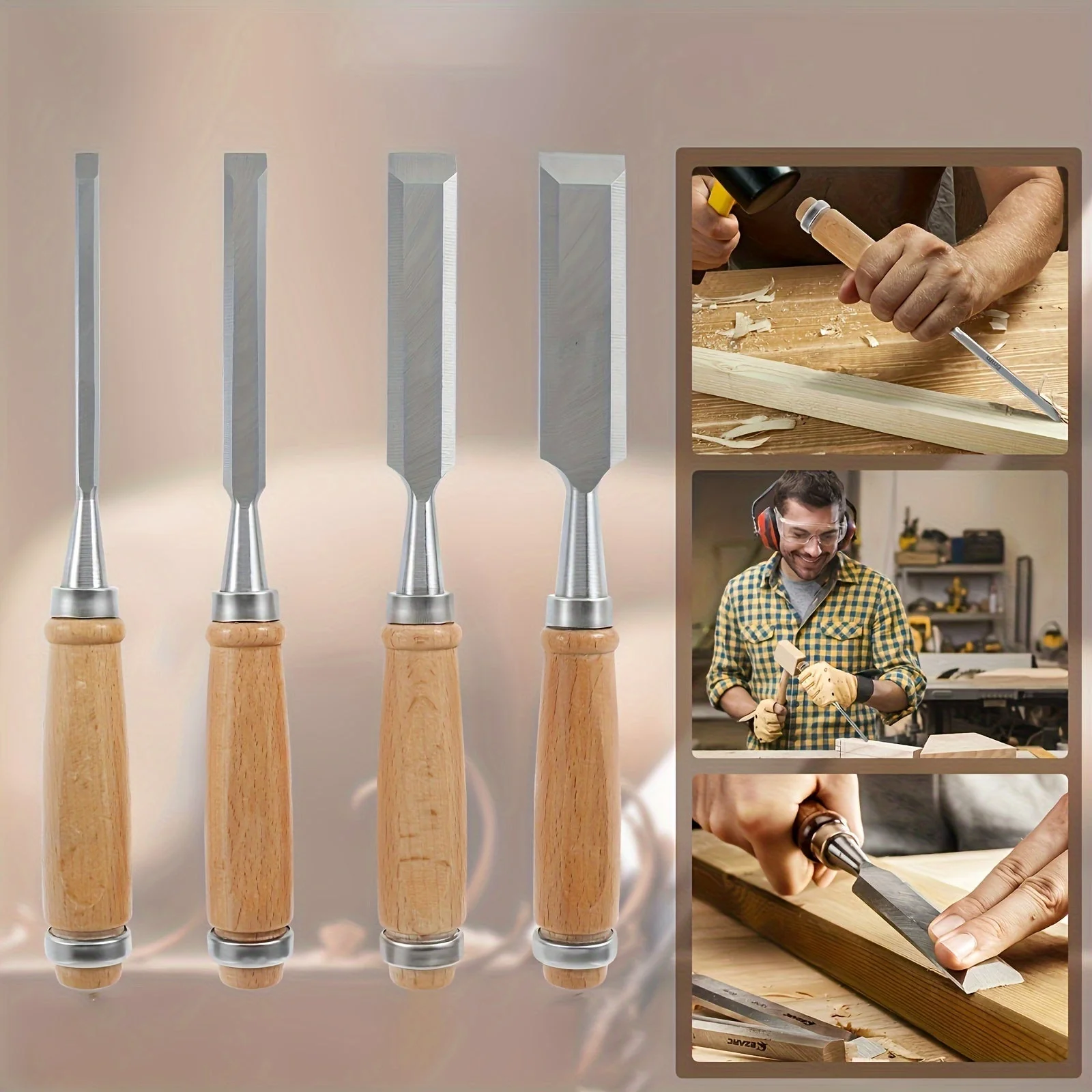 12-Piece Precision Wood Chisel Set for Clean Woodworking - Image 4