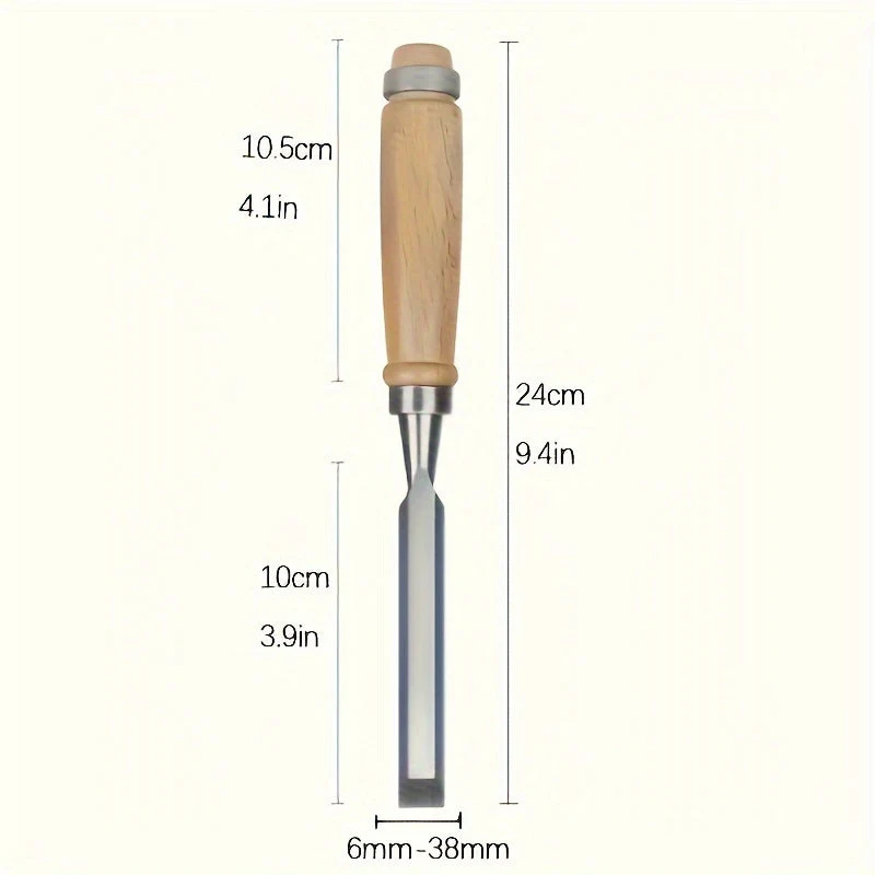 12-Piece Precision Wood Chisel Set for Clean Woodworking - Image 6