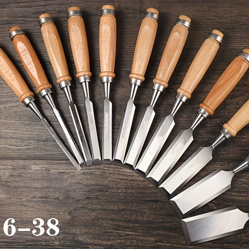 12-Piece Precision Wood Chisel Set for Clean Woodworking - Image 8