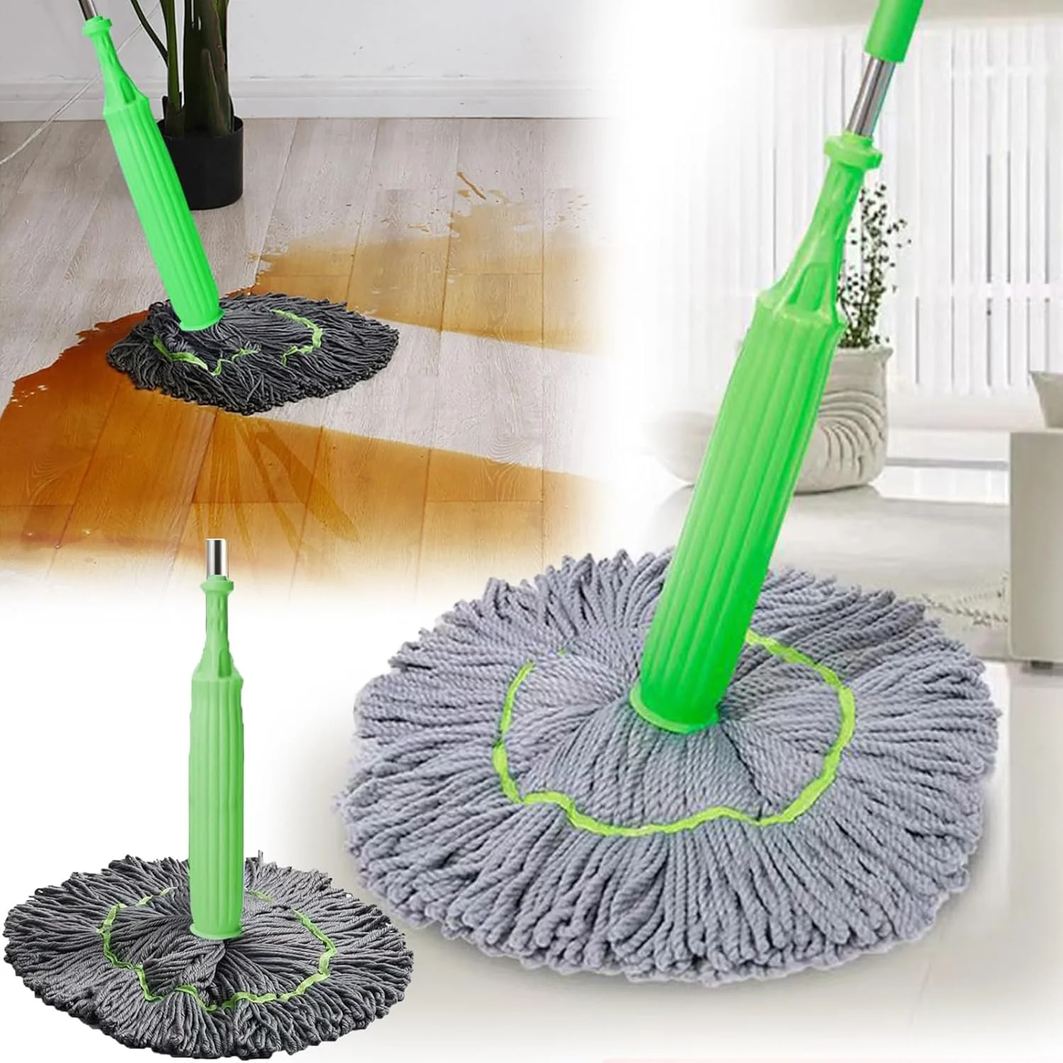 2-in-1 Drying Mop for Efficient Cleaning - Image 2