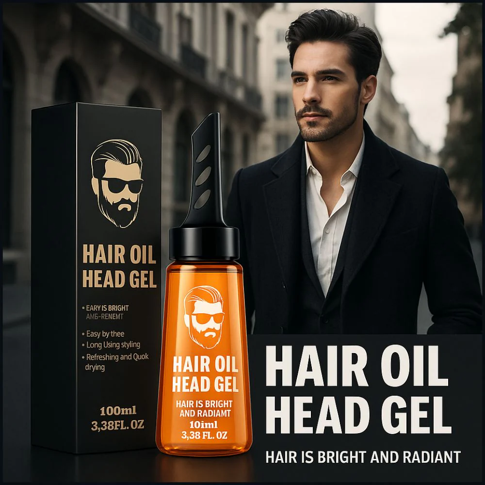 2-in-1 Hair Styling Gel and Comb - Non-Greasy Hold for Stunning Hair - Image 5