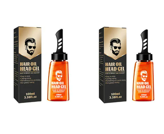 2-in-1 Hair Styling Gel and Comb - Non-Greasy Hold for Stunning Hair - Image 7
