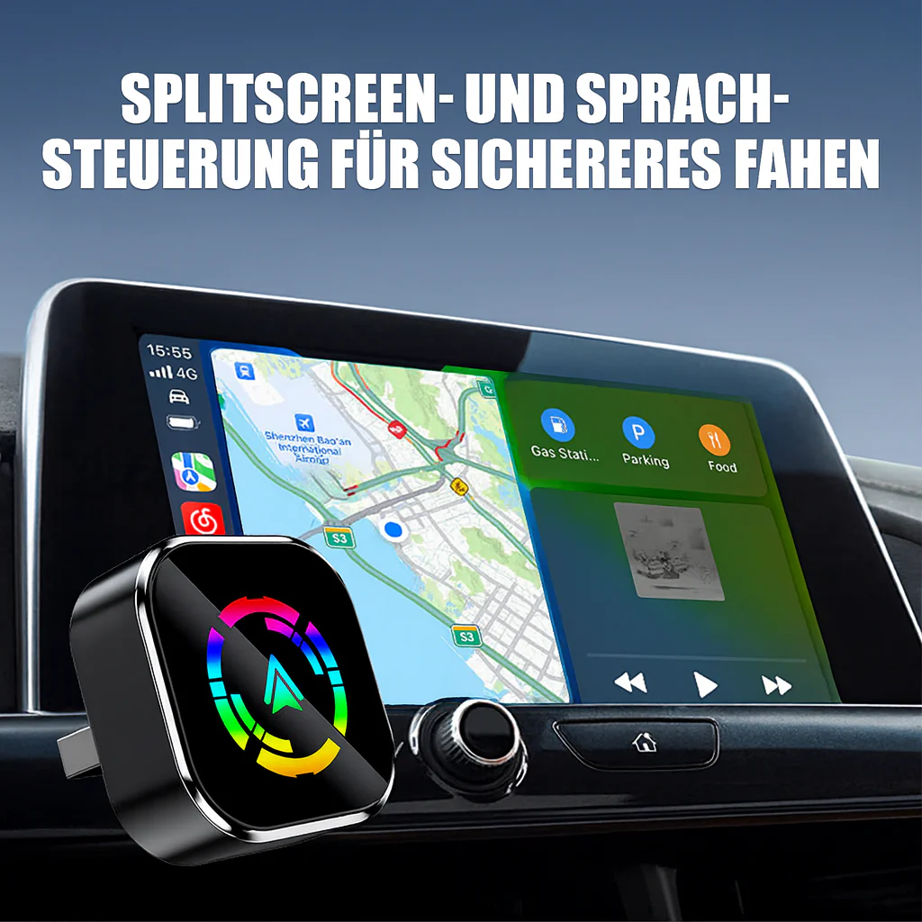 2-in-1 Wireless Adapter for iPhone & Android Auto - DriveLink Pro - Image 2