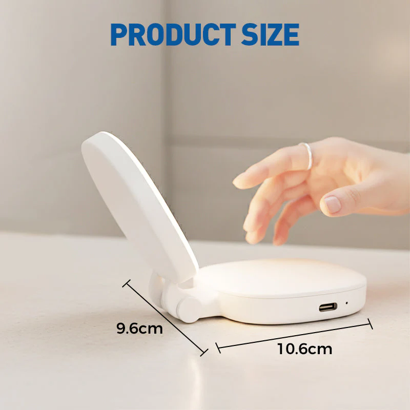 3-in-1 Selfie Light with Mirror and Smartphone Holder - Image 9