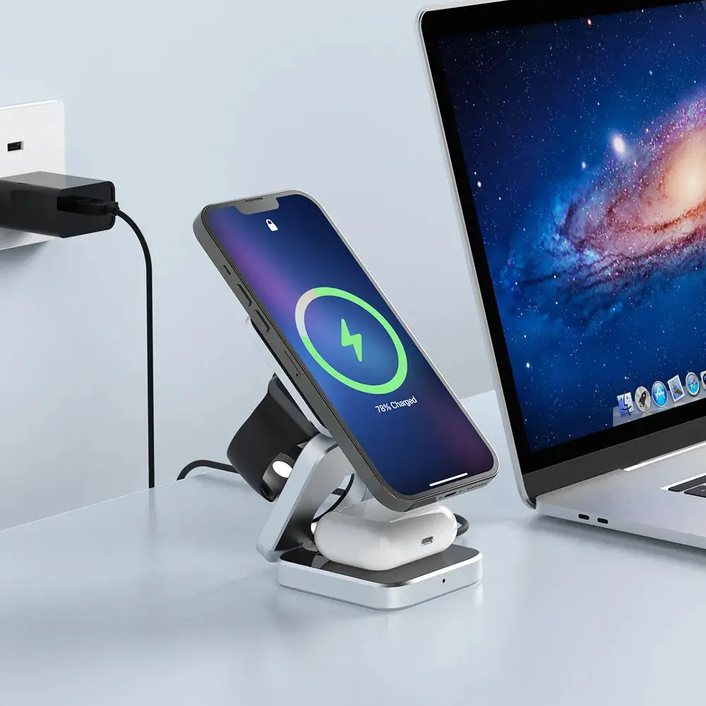 3-in-1 Wireless Charging Station for Phone and Watch - Image 4