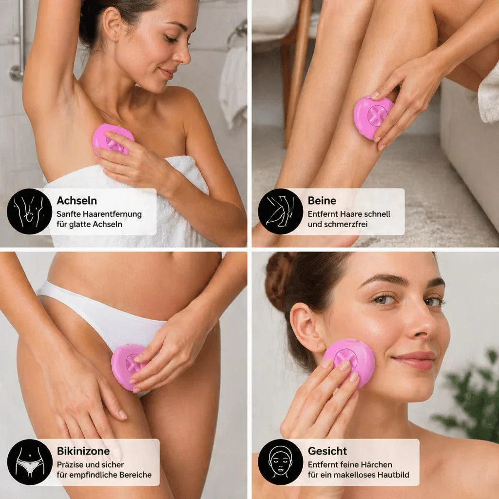 3-in-1 Women's Travel Body Shaver - Image 4