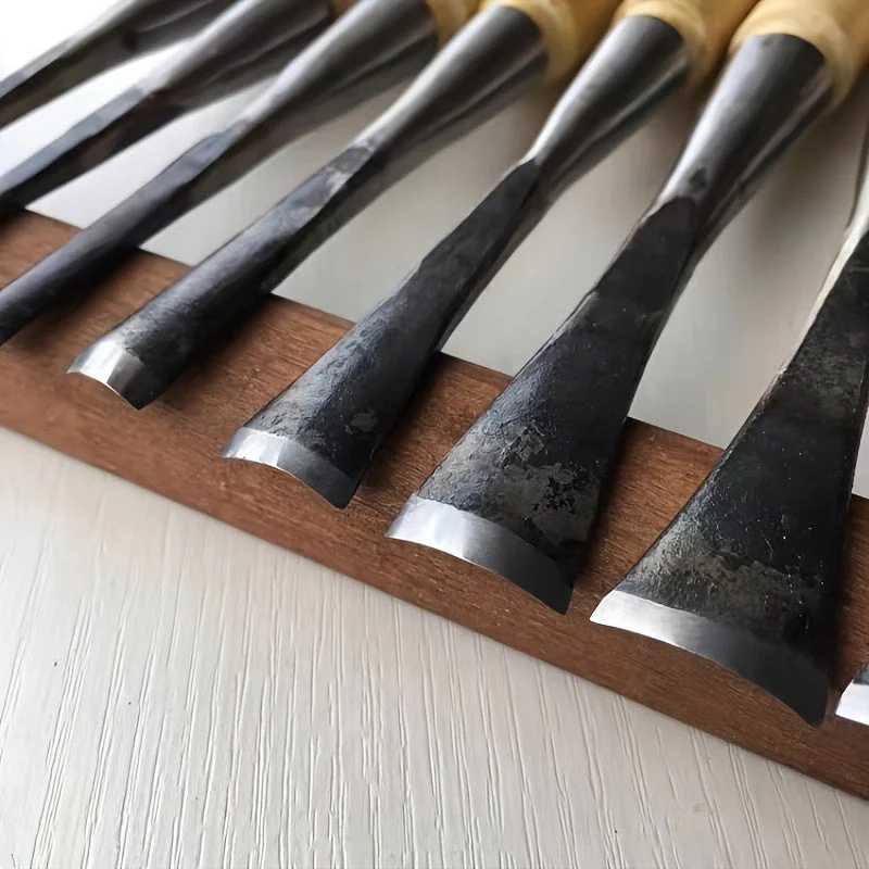 3-Piece Precision Chisel Set with Fixed Blade Measurements