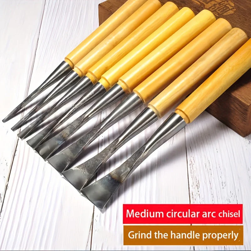 3-Piece Precision Chisel Set with Fixed Blade Measurements - Image 2