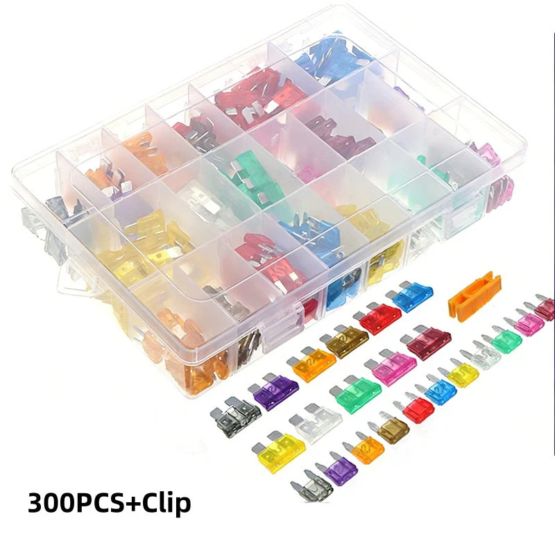 300-Piece Automotive Fuse Assortment with Puller Tool - Image 10