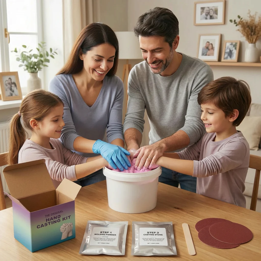 3D Handprint Plaster Kit – Tangible Memory Keepsake - Image 2