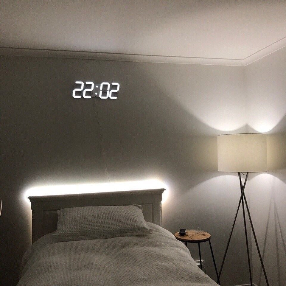 3D LED Wall Clock - Effortlessly Read Time in Bright Clarity Anytime - Image 2