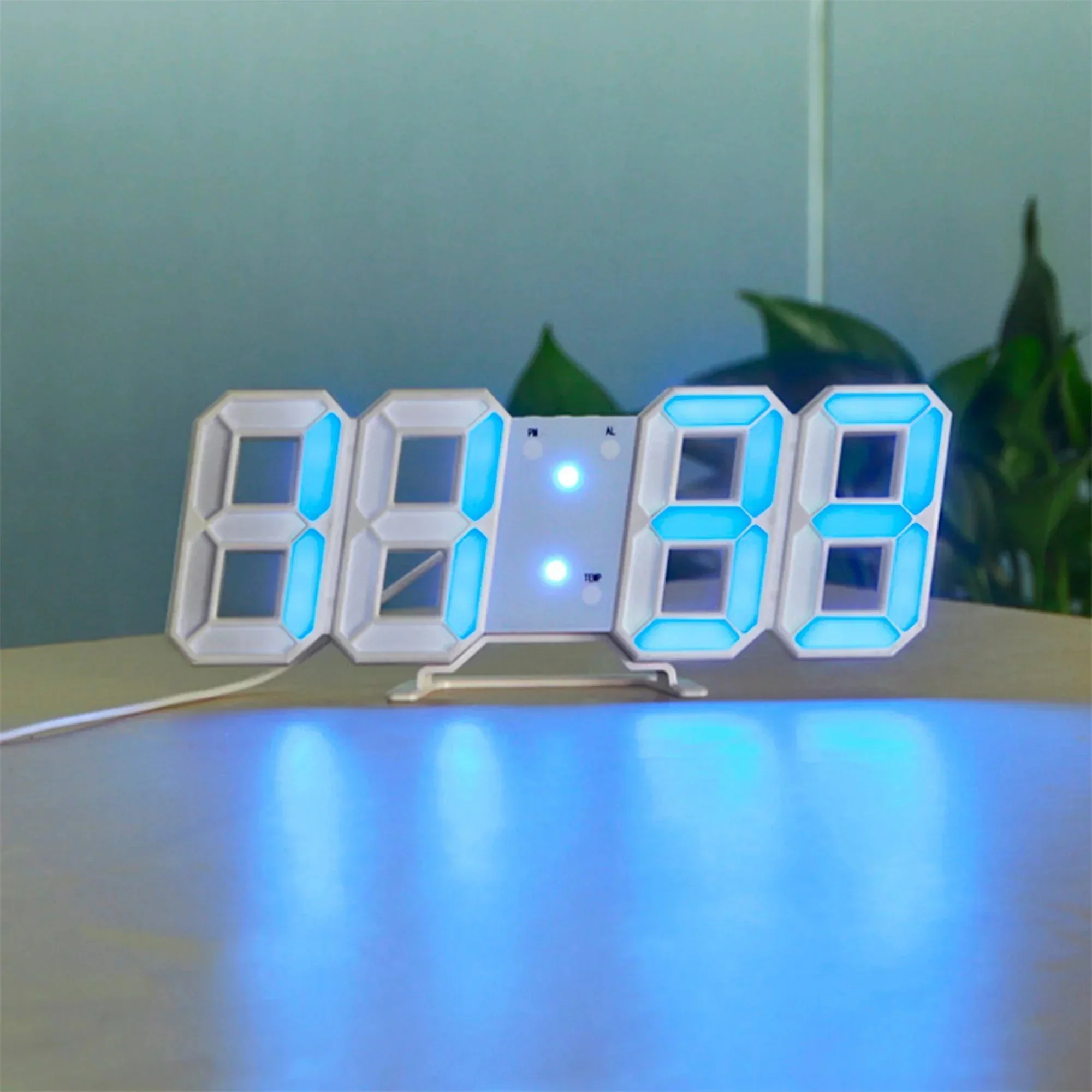 3D LED Wall Clock - Effortlessly Read Time in Bright Clarity Anytime - Image 3