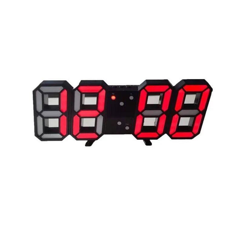 3D LED Wall Clock - Effortlessly Read Time in Bright Clarity Anytime - Image 5