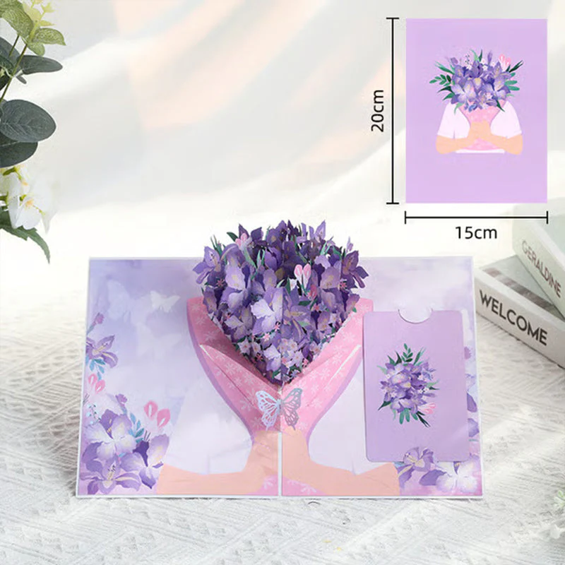 3D Pop-Up Card - Keep Love Alive with Stunning Floral Magic - Image 9