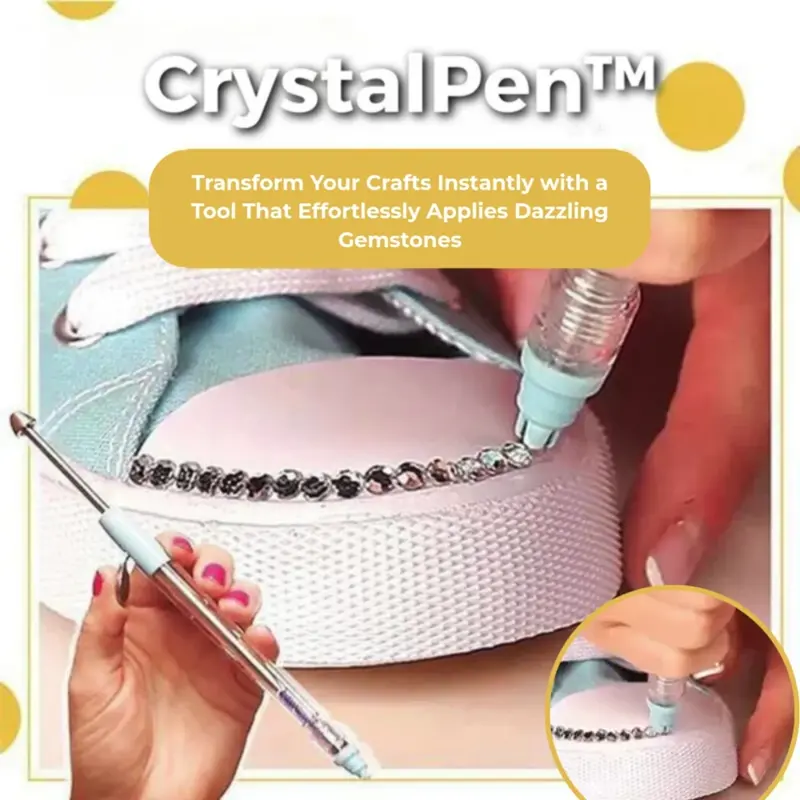 CrystalPen™ — Sparkle Your Crafts Instantly | 50% Off