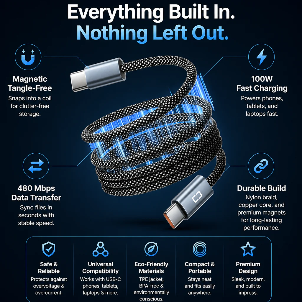 AeroMag™ — Charge Faster, Stay Tangle-Free, and Own Your Space Instantly - Image 7