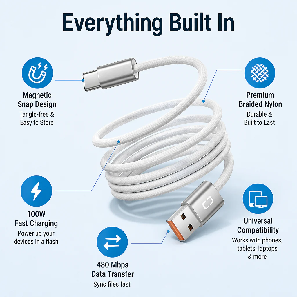 AeroMag™ — Charge Faster, Stay Tangle-Free, and Own Your Space Instantly - Image 9