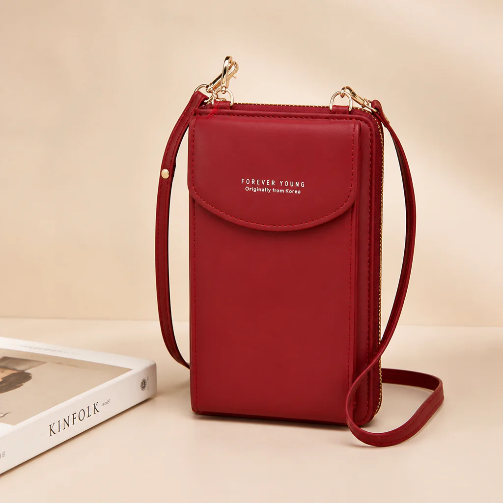 AeroStride™ – Slim Crossbody Phone Bag with Built-In Card Wallet - Image 6