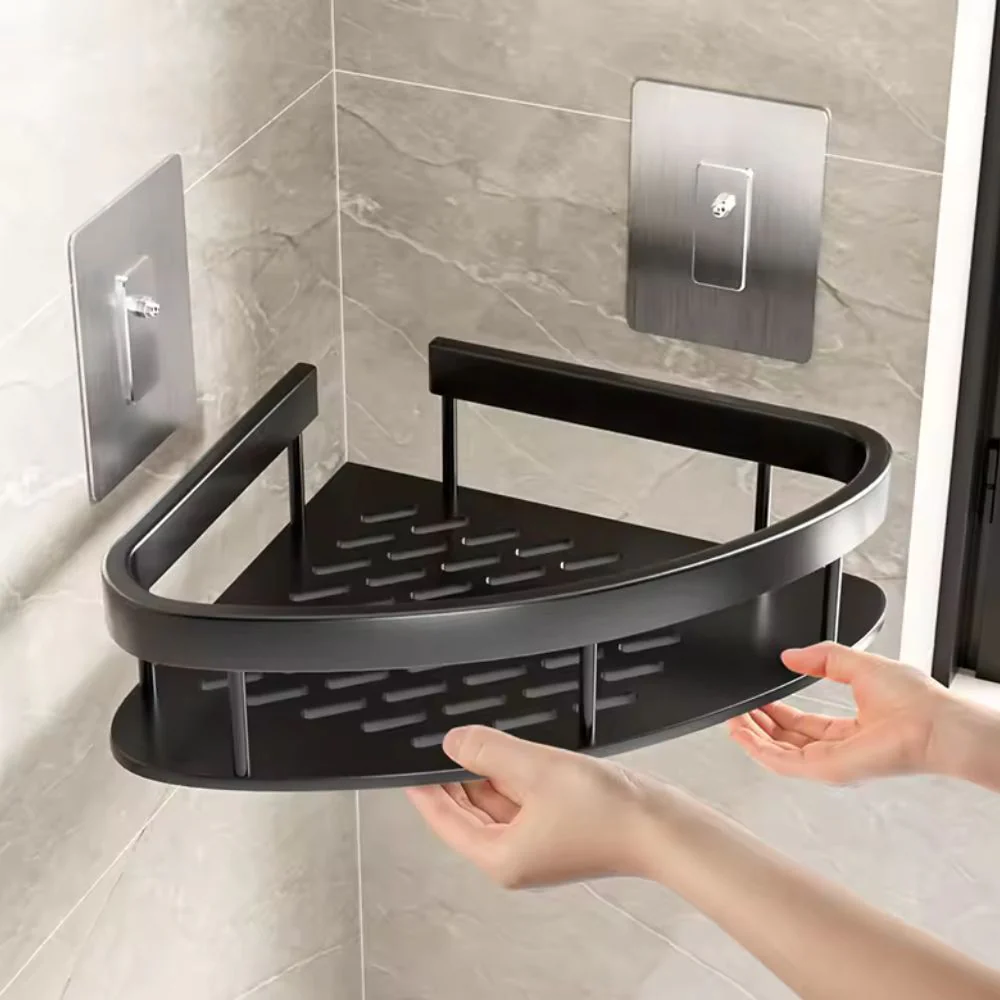 Aluminum Corner Shelf for Showers – Stylish and Space-Saving Solution - Image 3