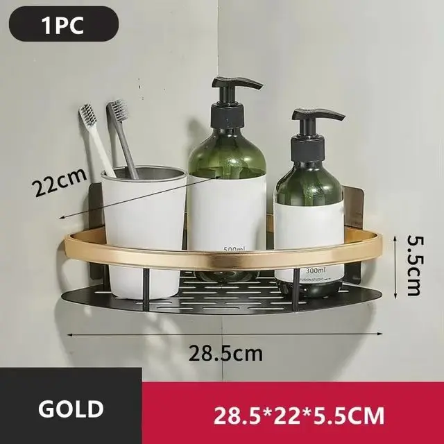 Aluminum Shower Shelf for Easy Installation Without Drilling - Image 19