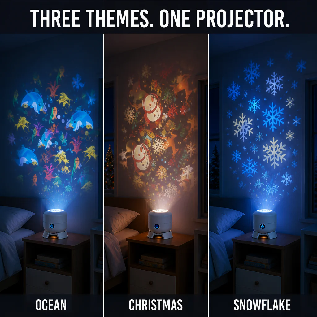 AquaSerene™ — Lull Restless Kids To Sleep With Slow-Rotating Ocean Light - Image 5