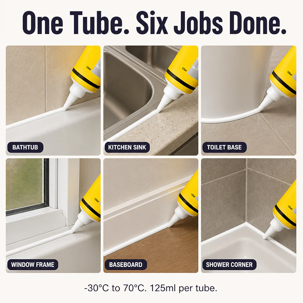 AquaShield™ — Reseal Bathroom and Kitchen Edges Without a Caulk Gun - Image 7