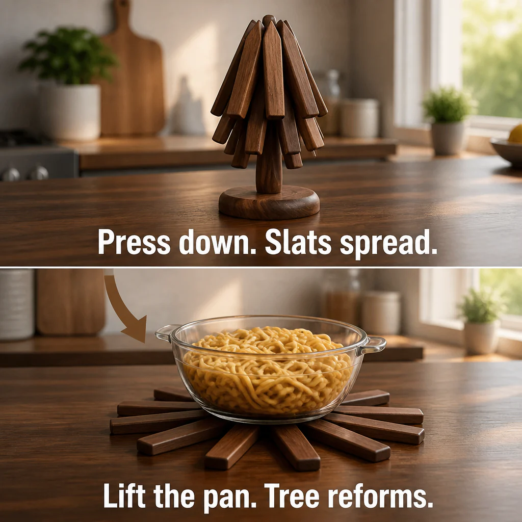 ArboraGuard™ — Shield Your Walnut Table from Heat Marks With a Handmade Tree Trivet - Image 2