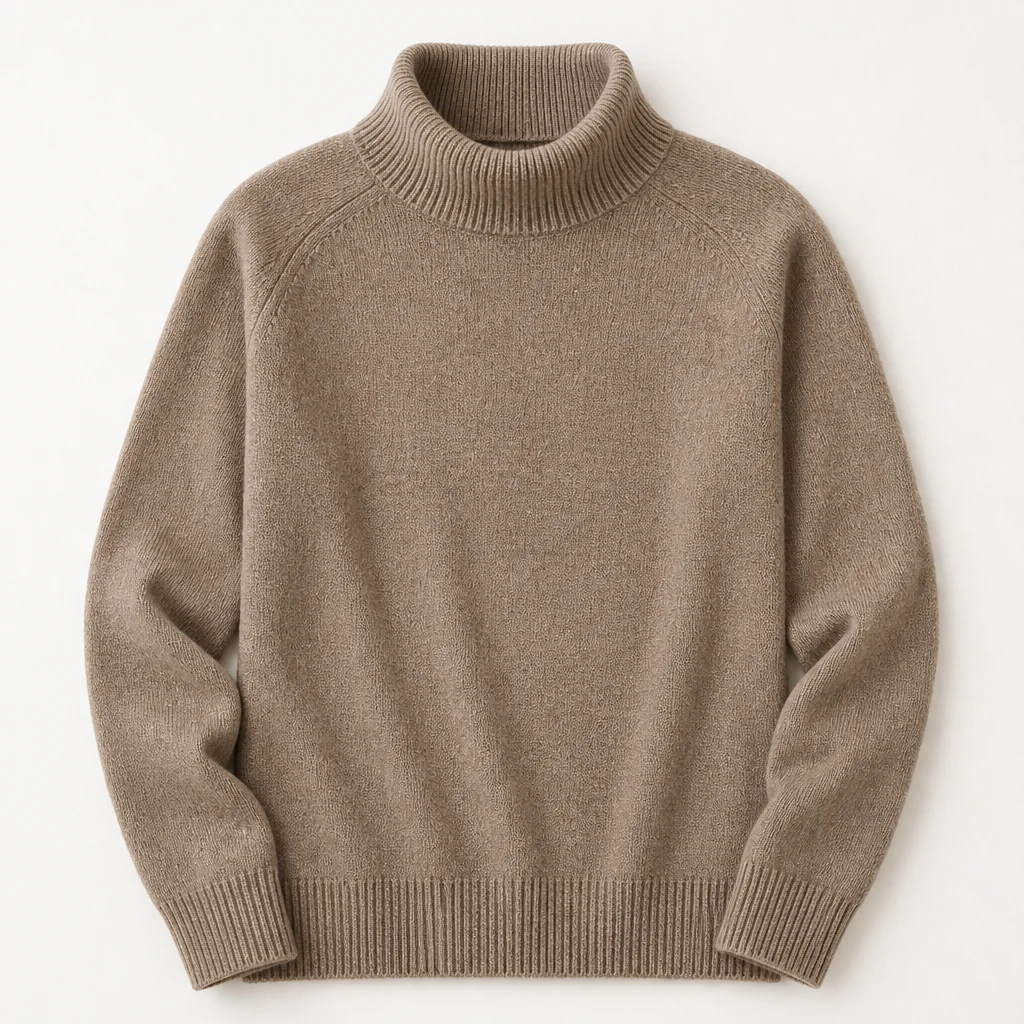ArcticSilk™ – Cozy Relaxed-Fit Turtleneck Sweater with Ribbed Trim - Image 8
