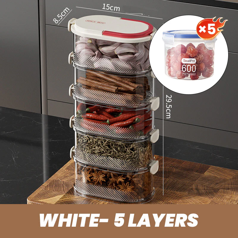 Aroma Organizer - Spice Freshness and Order at the Push of a Button - Image 10