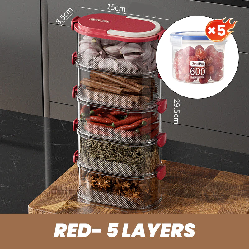Aroma Organizer - Spice Freshness and Order at the Push of a Button - Image 20