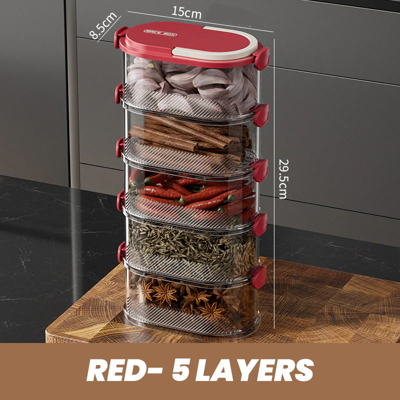 Aroma Organizer - Spice Freshness and Order at the Push of a Button - Image 46