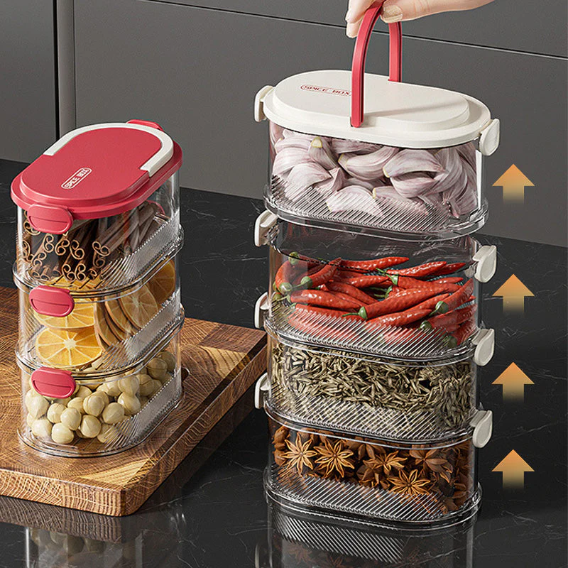 Aroma Organizer - Spice Freshness and Order at the Push of a Button - Image 7