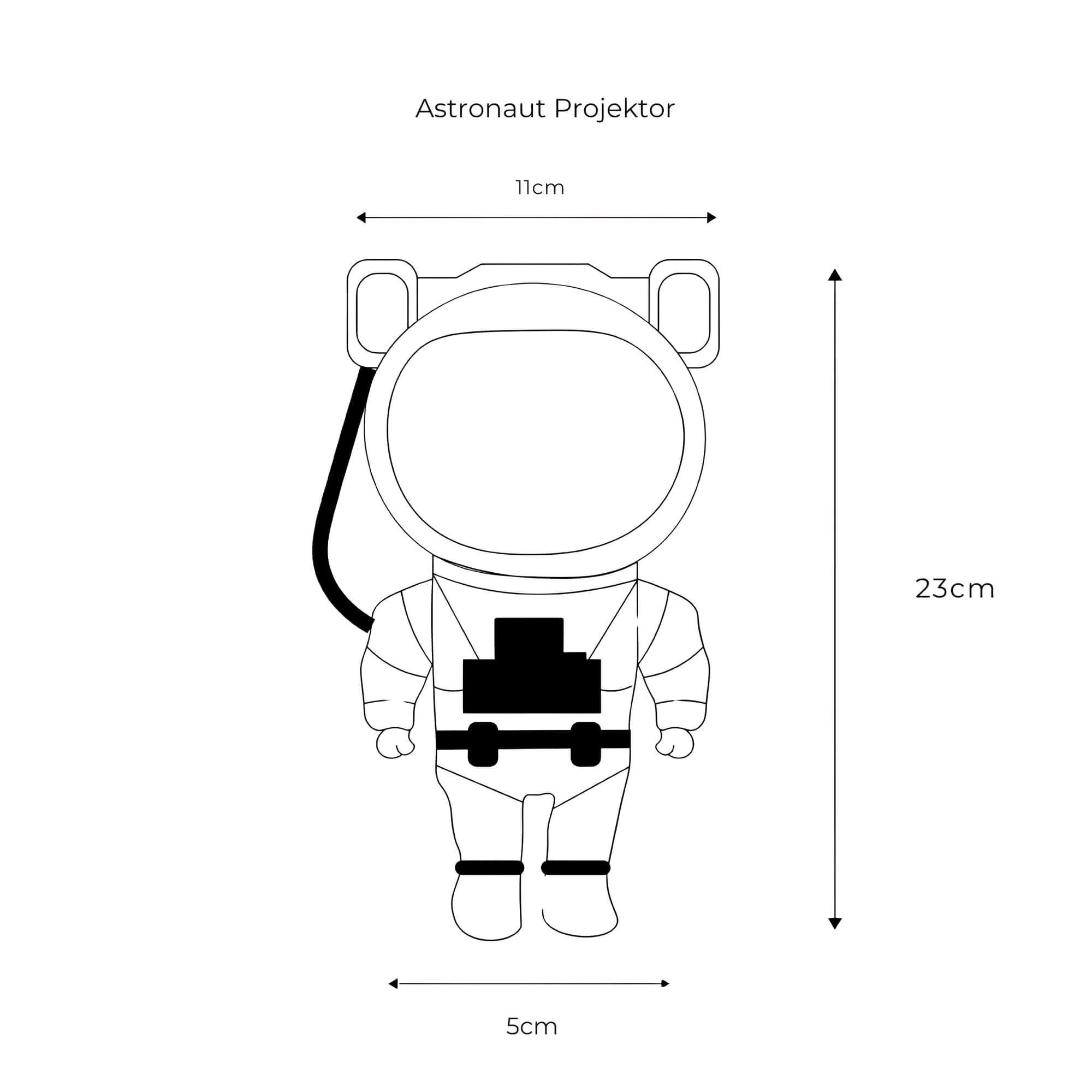 Astronaut Starry Sky LED Projector Lamp - Nightstand Lamp - Image 5