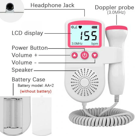 Baby Heartbeat Monitor — Feel Your Baby's Love with Every Beat - Image 3