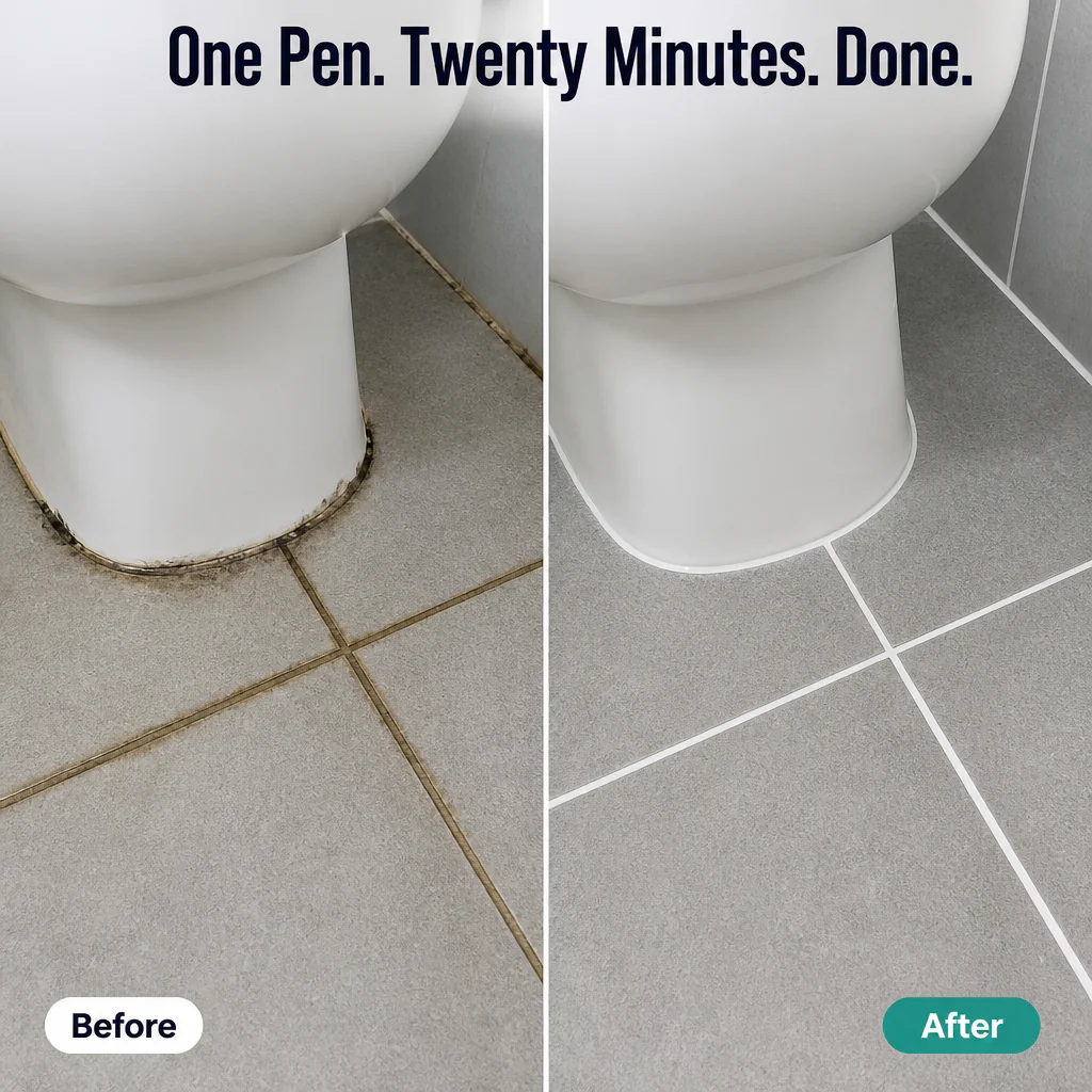 BioShieldSeal™ — Refresh Yellowed Grout Lines to Brand-New White in 20 Minutes - Image 3