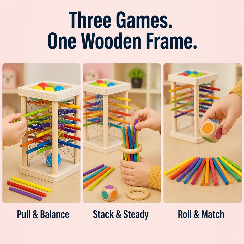 BrainBrite™ — Swap Tablet Time for Focus-Building Wooden Skill Play - Image 3