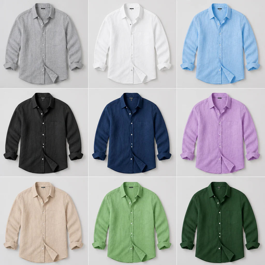 BreezeForma™ – Lightweight Breathable Long-Sleeve Button-Up Summer Shirt - Image 7