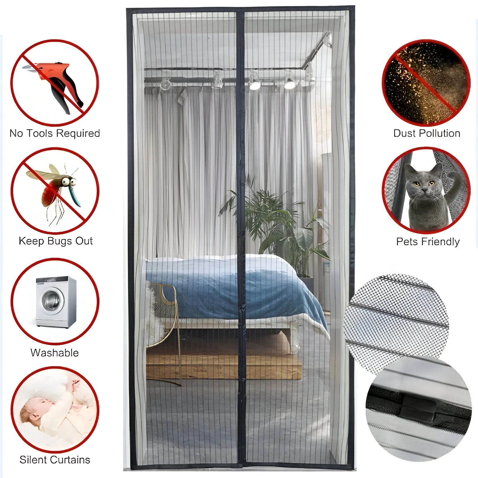 BreezeGuard - Enjoy Fresh Air Without Annoying Mosquitoes and Flies at Home - Image 5