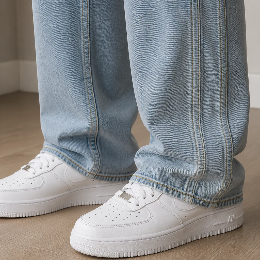 BrezeLane™ – Breathable Drawstring Loose Straight Summer Jeans - Image 5
