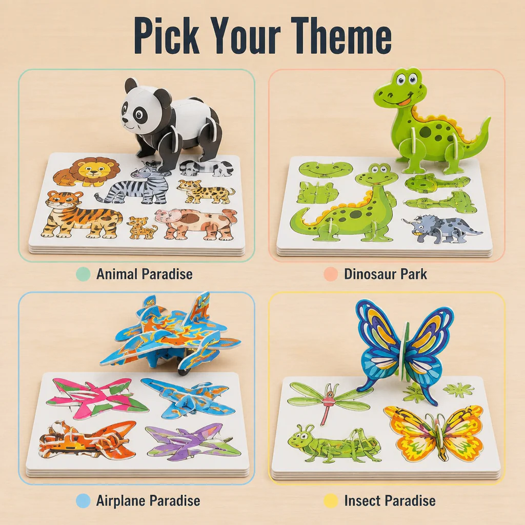 BrilliaBuild™ — Build 3D Dinos, Planes & Animals From Flat Paper in Minutes - Image 5