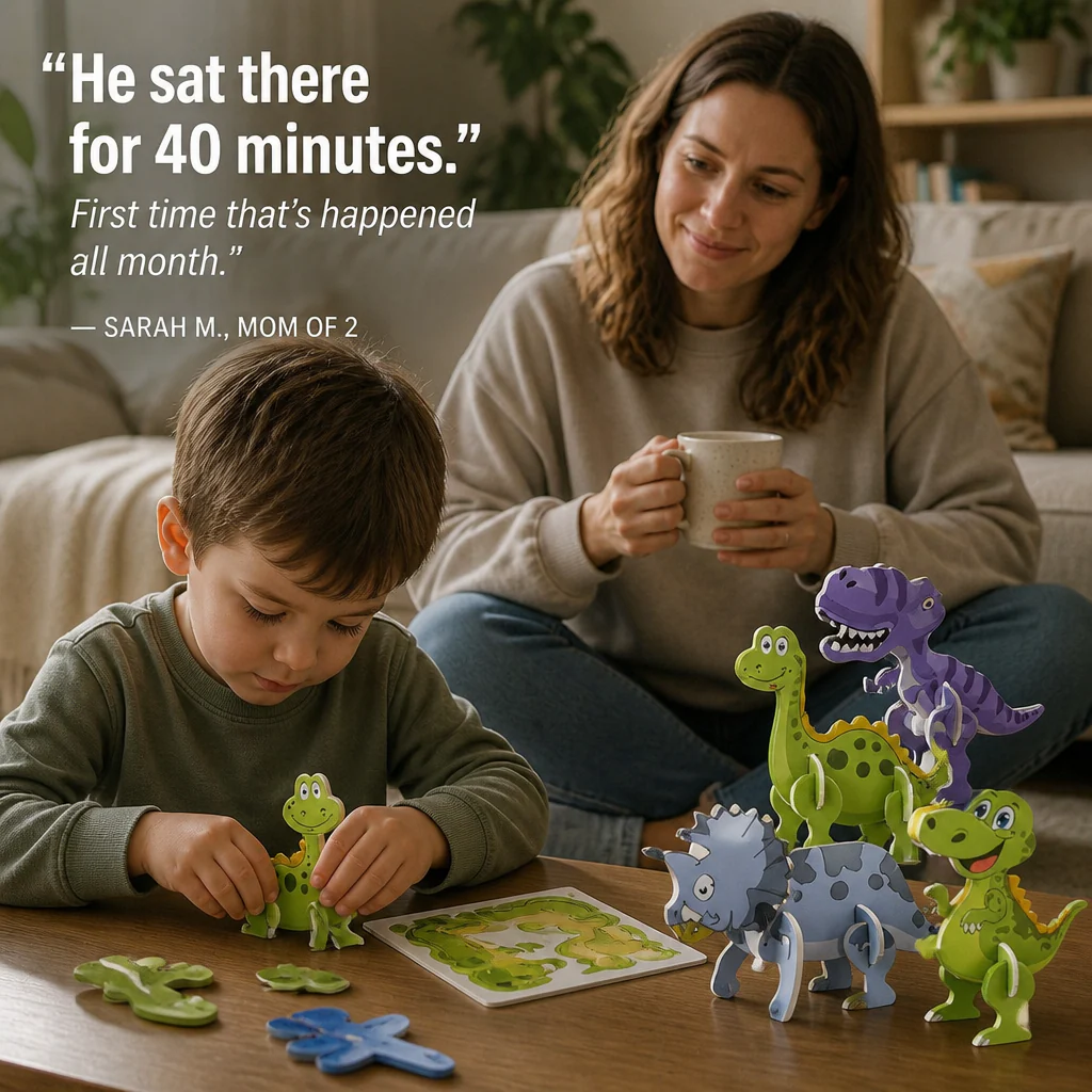 BrilliaBuild™ — Build 3D Dinos, Planes & Animals From Flat Paper in Minutes - Image 8