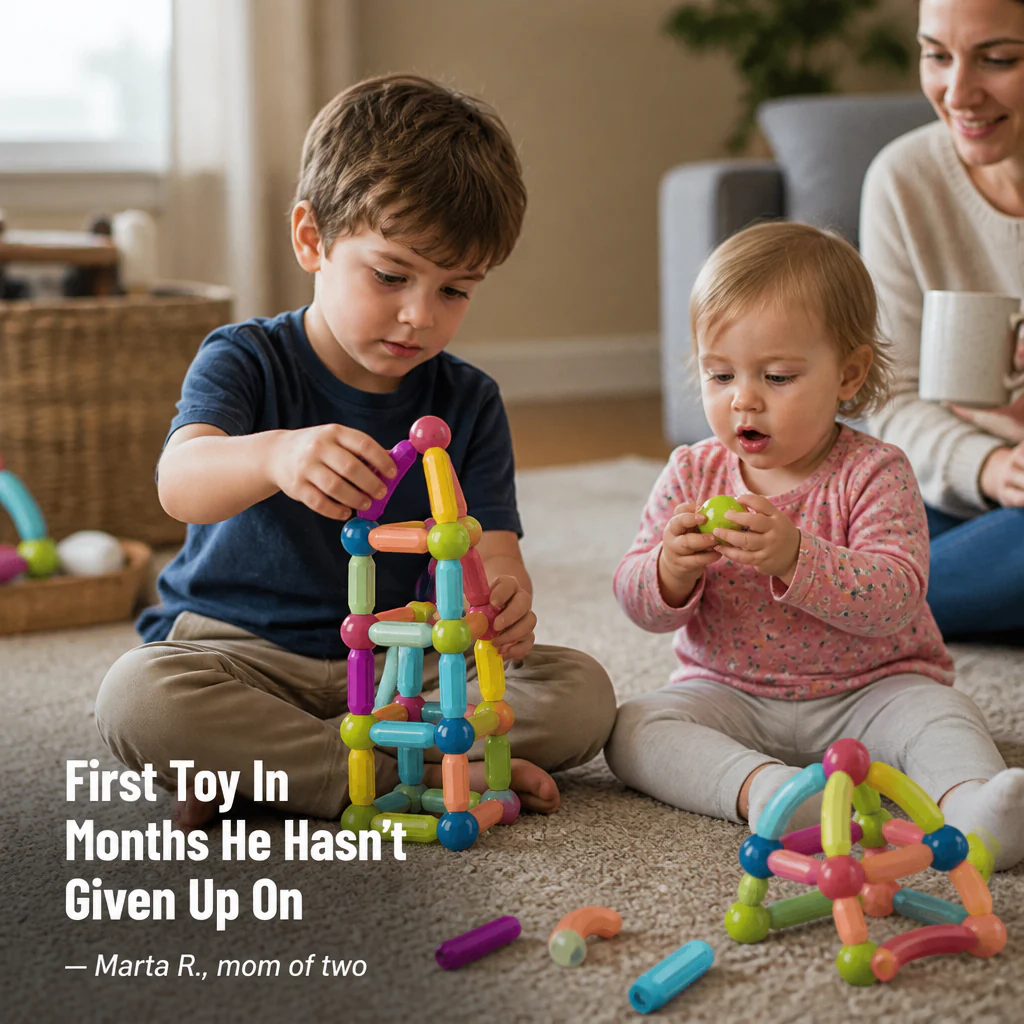 BrillioBlocks™ — Swap Screen Meltdowns for Two-Hour Magnetic Building Sessions - Image 6