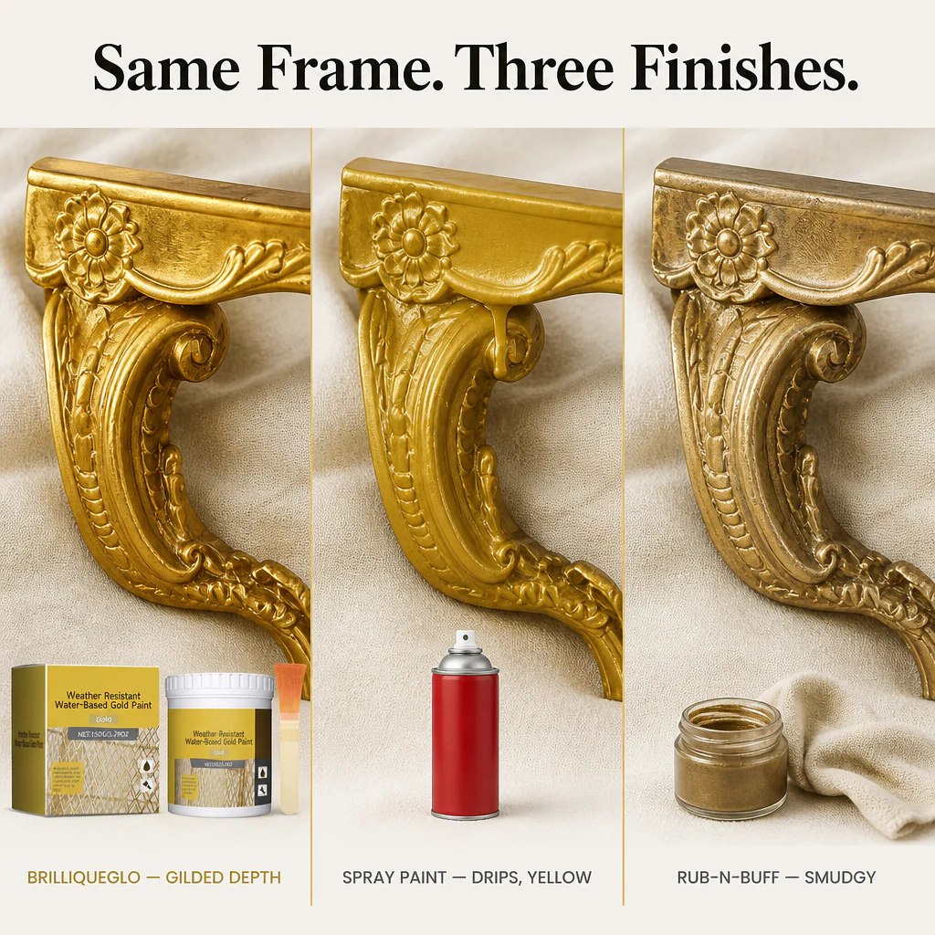 BrilliqueGlo™ — Brush On Gilded Gold That Makes Thrift Finds Look Like Antiques - Image 7