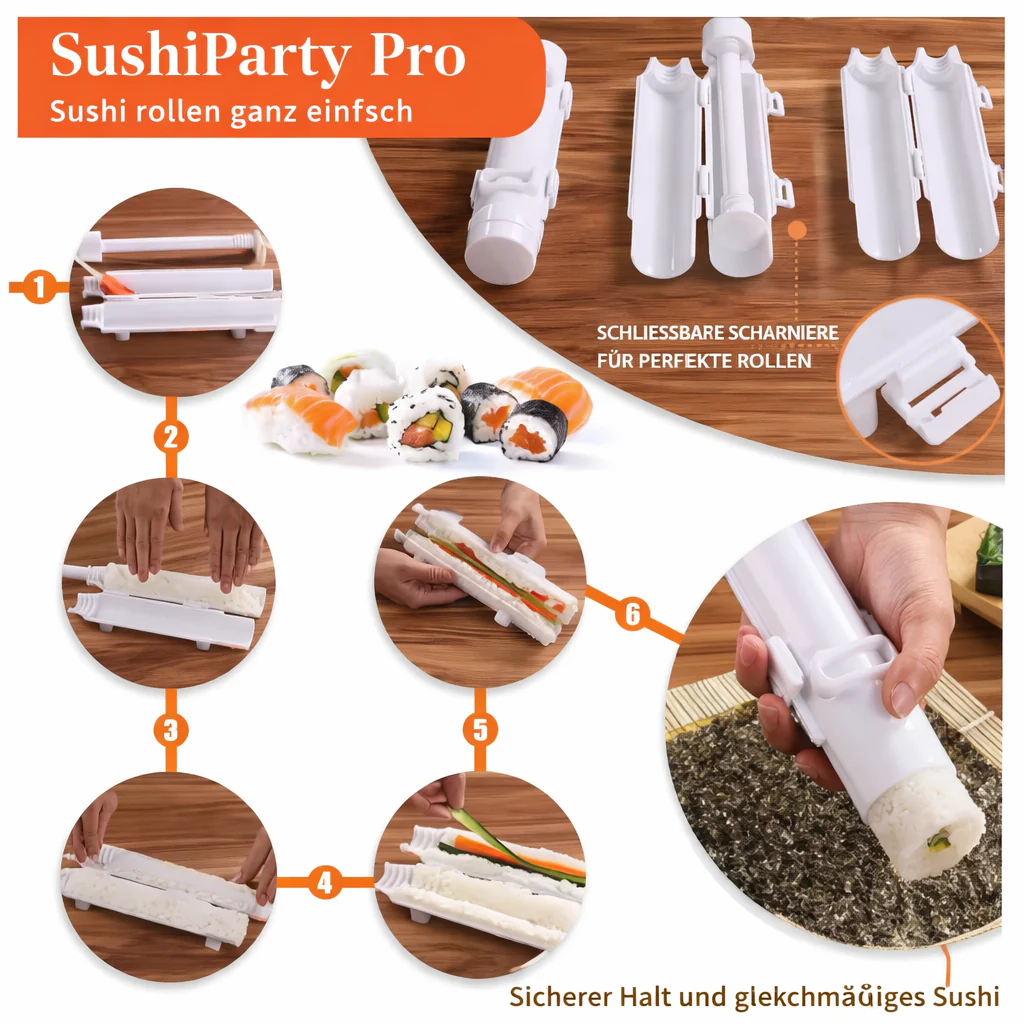 Buy One Get One Free | Sushi Party Maker – Perfect Sushi Rolls in Seconds! - Image 6