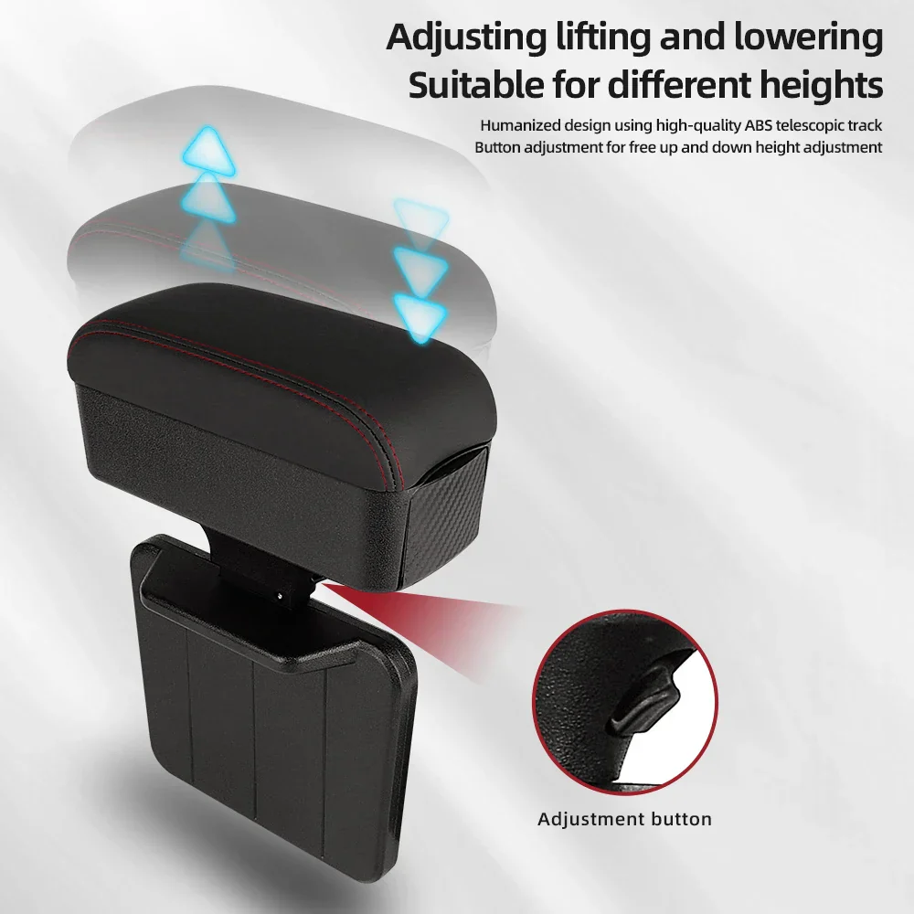 Car Armrest Organizer with Cup Holder - Image 4