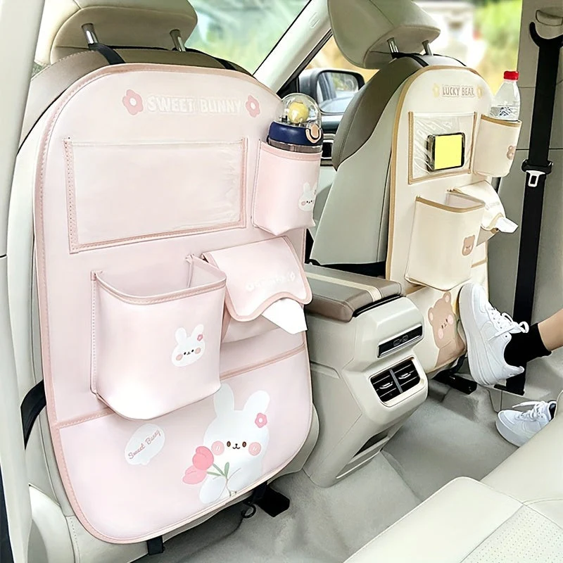 Car Back Seat Organizer with Multiple Compartments - Image 2