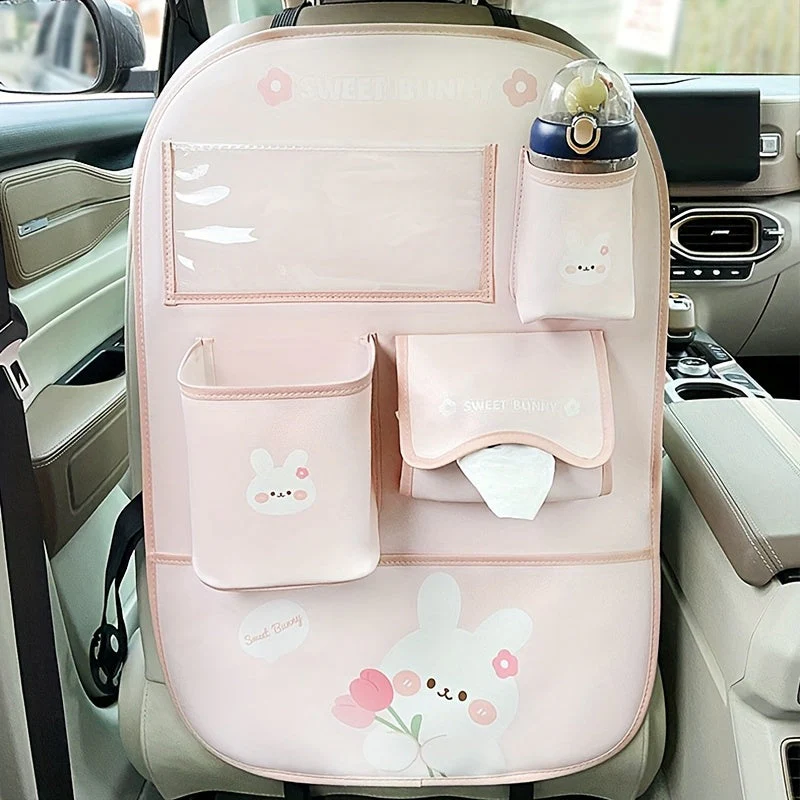 Car Back Seat Organizer with Multiple Compartments - Image 3