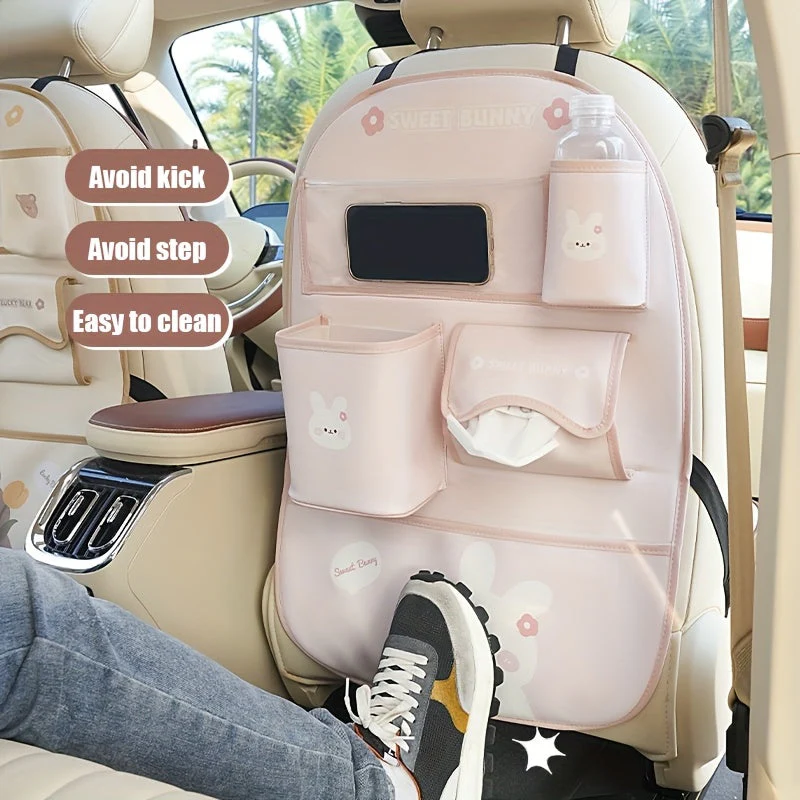 Car Back Seat Organizer with Multiple Compartments - Image 7