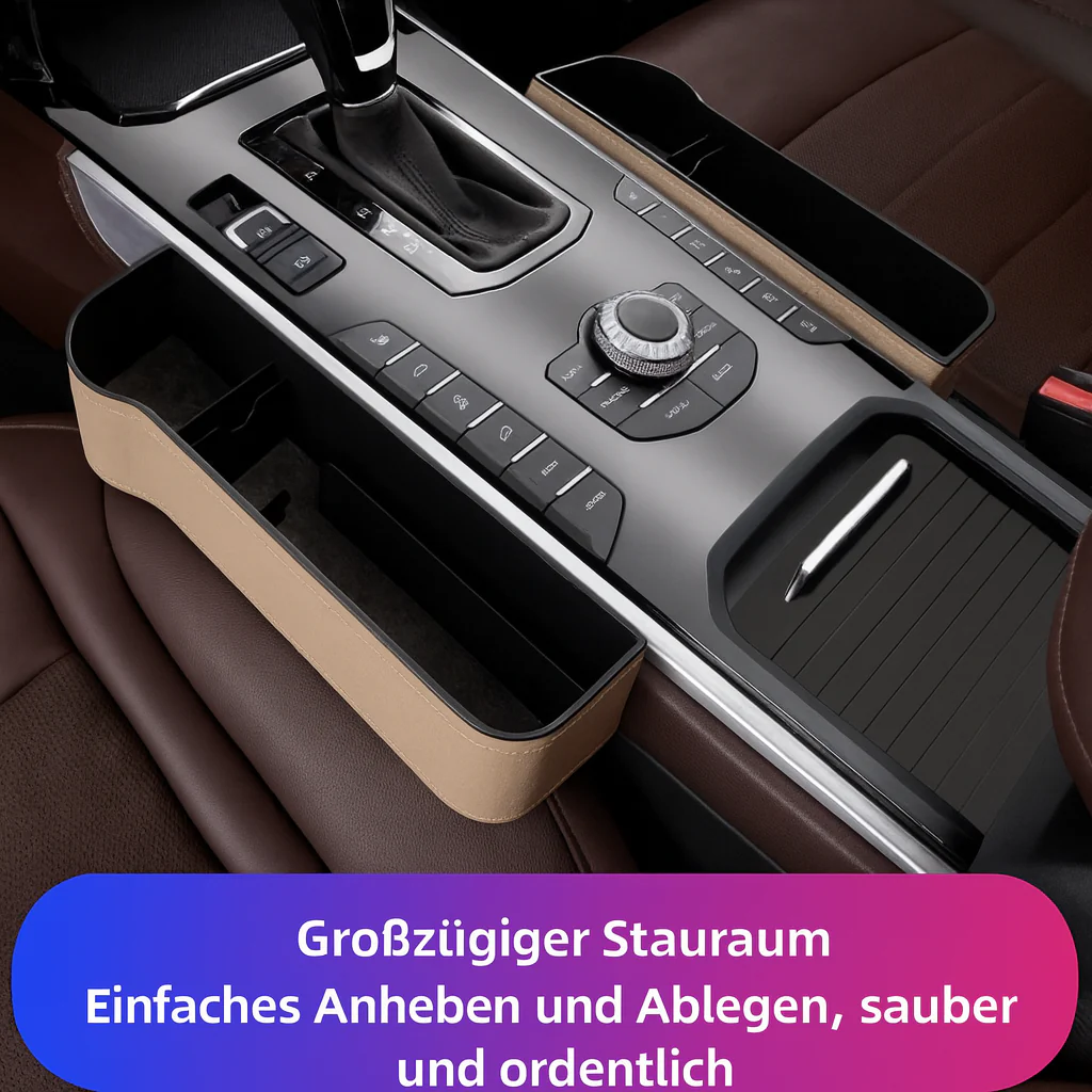 Car Seat Organizer in Leather – DriveMate Style - Image 2